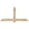 Ekena Millwork Eugene Rough Sawn Timber Gable Bracket, Douglas Fir, 72"W x 36"H x 2"D x 6"F, 12/12 Pitch GBW072X36X0206EUG00RDF - alternate 1